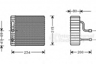 Испаритель VAN WEZEL 1800V104