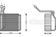 Испаритель VAN WEZEL 1800V110