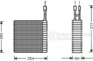 Испаритель VAN WEZEL 2100V030