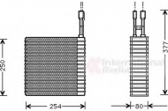 Испаритель VAN WEZEL 2100V031