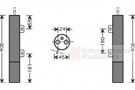 Осушитель VAN WEZEL 3000D090