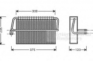 Испаритель VAN WEZEL 3000V326
