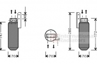 Осушитель VAN WEZEL 3700D164