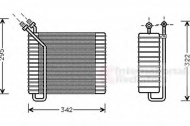 Испаритель VAN WEZEL 5900V025