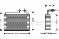 Испаритель VAN WEZEL 8100V047