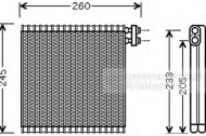 Испаритель VAN WEZEL 2700V216