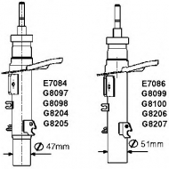 Амортизатор MONROE E7086