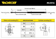 Газовая пружина MONROE ML5016
