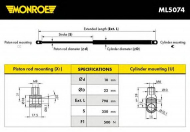 Газовая пружина MONROE ML5074