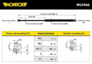 Газовая пружина MONROE ML5466