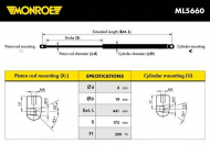 Газовая пружина MONROE ML5660