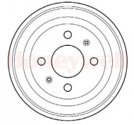 Тормозный барабан BENDIX 329000B