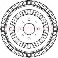Тормозный барабан BENDIX 329013B