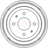 Тормозный барабан BENDIX 329016B
