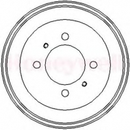 Тормозный барабан BENDIX 329042B