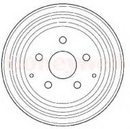 Тормозный барабан BENDIX 329131B