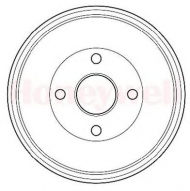 Тормозный барабан BENDIX 329191B