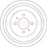 Тормозный барабан BENDIX 329220B