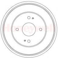 Тормозный барабан BENDIX 329318B