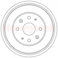 Тормозный барабан BENDIX 329322B