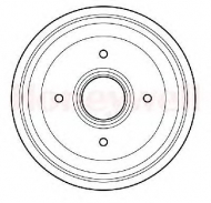 Тормозный барабан BENDIX 329701B