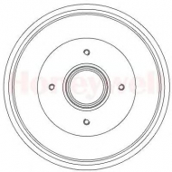 Тормозный барабан BENDIX 329732B