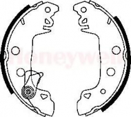 Комлект тормозных накладок BENDIX 361130B