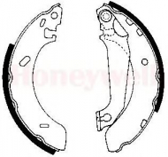 Комлект тормозных накладок BENDIX 361556B