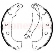 Комлект тормозных накладок BENDIX 362325B