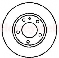 Тормозной диск BENDIX 561123B