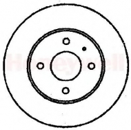 Тормозной диск BENDIX 561126B