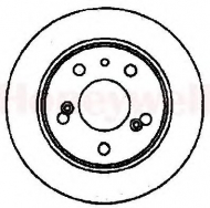 Тормозной диск BENDIX 561133B