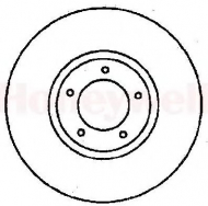 Тормозной диск BENDIX 561172B