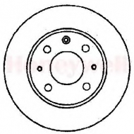 Тормозной диск BENDIX 561204B