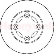 Тормозной диск BENDIX 561226B