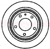 Тормозной диск BENDIX 561262B
