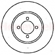 Тормозной диск BENDIX 561374B