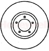 Тормозной диск BENDIX 561376B