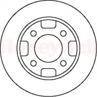 Тормозной диск BENDIX 561398B