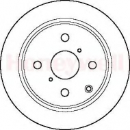 Тормозной диск BENDIX 561428B