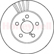 Тормозной диск BENDIX 561750B