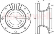 Тормозной диск BENDIX 567116B