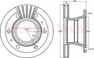 Тормозной диск BENDIX 567127B