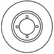 Тормозной диск BENDIX 561097B