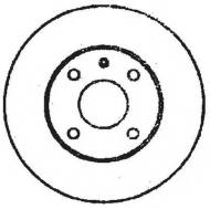 Тормозной диск BENDIX 561275B