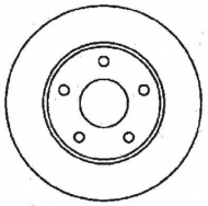 Тормозной диск BENDIX 561356B
