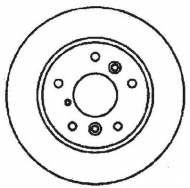 Тормозной диск BENDIX 561483B