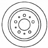 Тормозной диск BENDIX 561506B