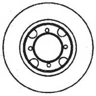 Тормозной диск BENDIX 561565B