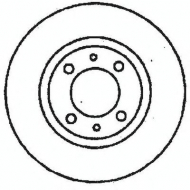 Тормозной диск BENDIX 561120B